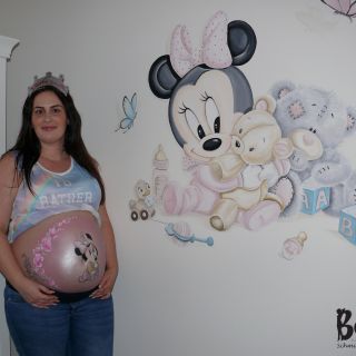 Body schmink studio babyshower baby minnie mouse foto baby slaapkamer 1 logo