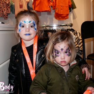 Body schmink studio 4 jaar new kids by demi princess en vlinder gemer