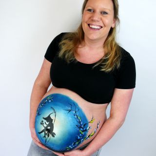 Body schmink studio bellypaint elf night background beek en donk 22 logo