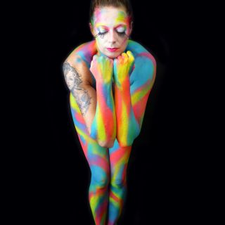 Body schmink studio bodypaint abstract happy colors 13