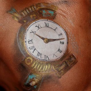 Body schmink studio torso clock steampunk