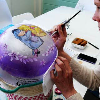 Body schmink studio bellypaint cursus winnie the pooh beek en donk 3