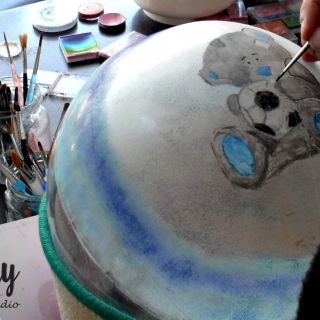 Body schmink studio cursus bellypaint teddy