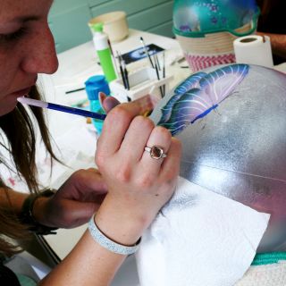 Body schmink studio cursus bellypaint vlinder beek en donk