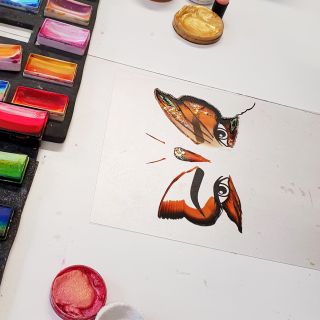 Body schmink studio cursus one stroke vlinder beek en donk_1