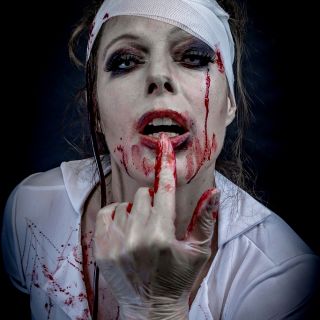 Body schmink studio halloween zombie nurse beek en donk 15