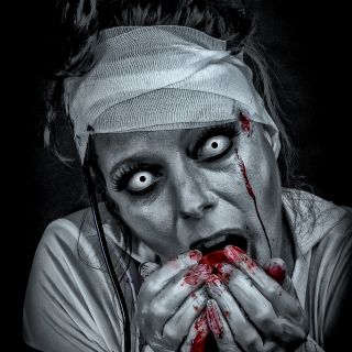 Body schmink studio halloween zombie nurse beek en donk