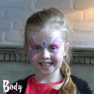 Body schmink studio schminken roze princess cafe thuis beek en donk