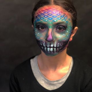 Body schmink studio sugarskull halloween beek en donk 8