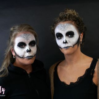 Body schmink studio sugarskulls carnaval 2019 beek en donk