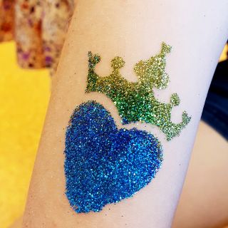 Body schmink studio glitters tattoo heart bso beekrijk beek en donk 2