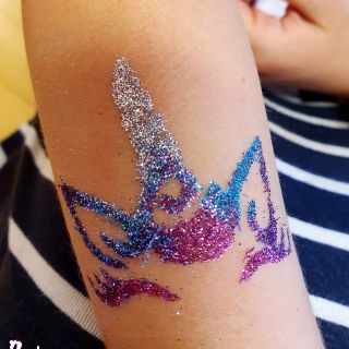 Body schmink studio glitters tattoo unicorn bso beekrijk beek en donk 2