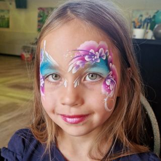 Body schmink studio kinderfeest eye design one stroke bloemen helmond dierdonpark