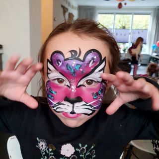 Body schmink studio kinderfeest girly tijger helmond 5