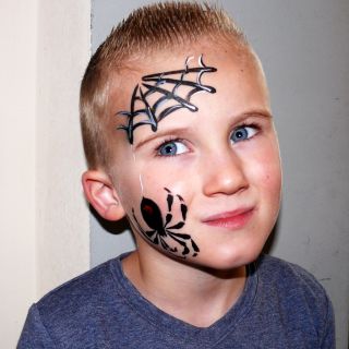 Body schmink studio kinderfeest spider 3 logo