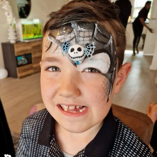 Body schmink studio kinderfeest xtra bling bling black spiderman helmond