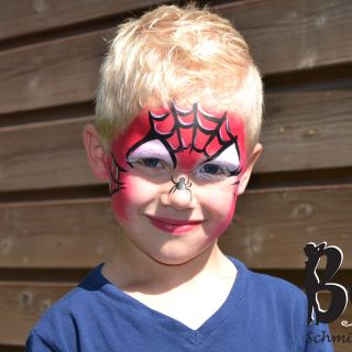 Body schminkstudio kinderfeest spider man1