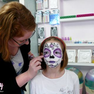 Body schmink studio cursus sugar skull beek en donk 11