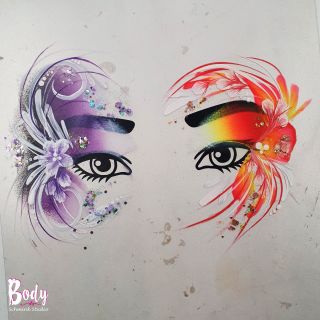 Body schmink studio workshop eye design beek en donk 6