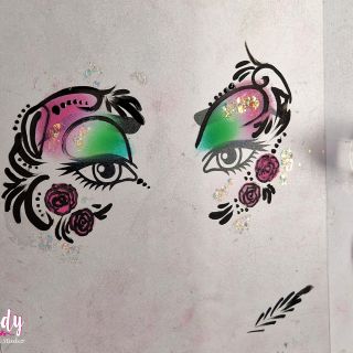 Body schmink studio workshop eye designs beek en donk 2