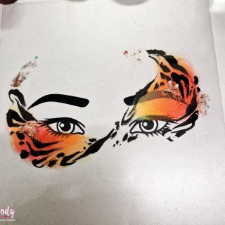 Body schmink studio workshop eye designs tijger beek en donk